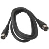 Prolongador cable de antena negro