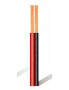 Rollo cable paralelo multimedia rojo/negro 100 m