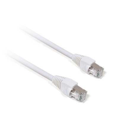 Cable de datos ethernet blanco RJ45 CAT 6 en bolsa