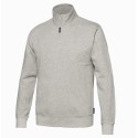 Sudadera media cremallera gris VERENA