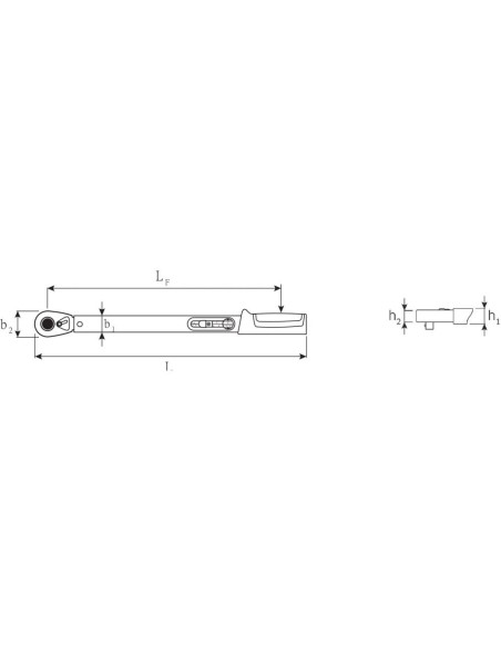 Llave dinamométrica disparo mod 721QR/15 QUICK