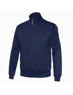 Sudadera media cremallera marino VERENA