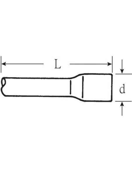 Alargadera DIN 3123 1" mod 859