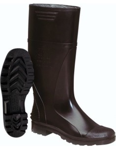 Bota seguridad agua alta negra 1066