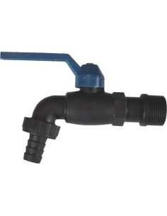 Grifo nylon antihielo curvo palanca