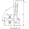 Brida vertical tamaño 1