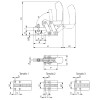 Sujecion vertical comfortline comfortline 6800C tamaño 1