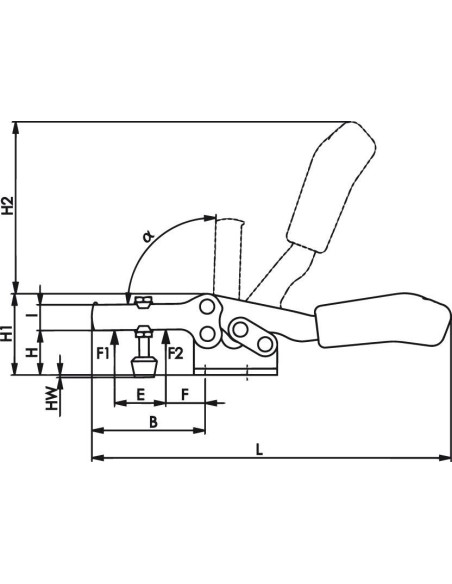Brida horizontal plus tamaño 2