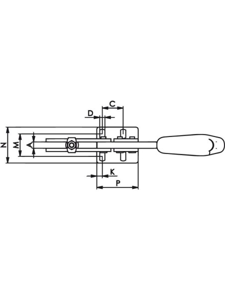 Brida horizontal plus tamaño 2
