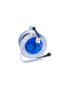 Enrollacables eléctrico metálico 3x2,5 3 bases 4000W IP55