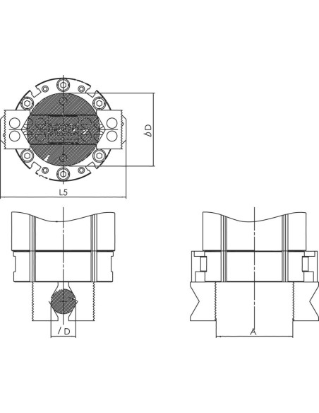 Cabezal para pinza Prisma doble