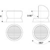 Bola sujecionión magnética ERGOBall  plata