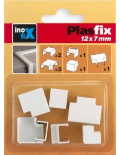 Canaleta eléctrica 12x7mm PVC
