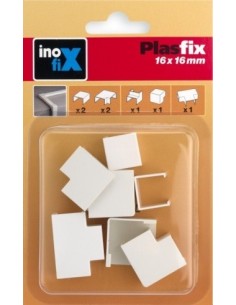 Canaleta eléctrica PVC blanco