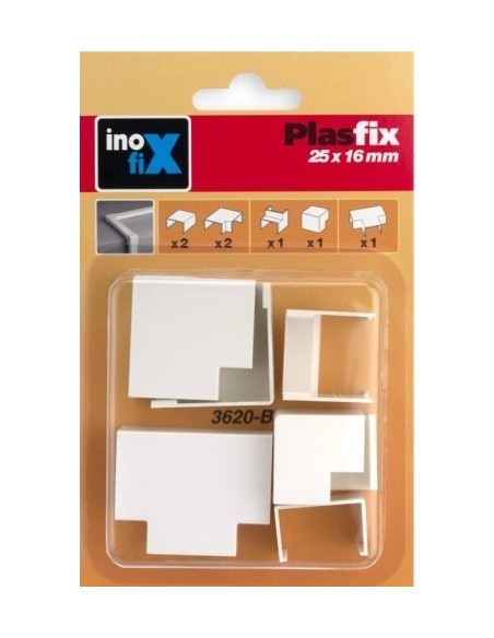 Canaleta eléctrica PVC blanco