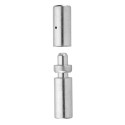 Pernio torneado inoxidable con rodamiento axial