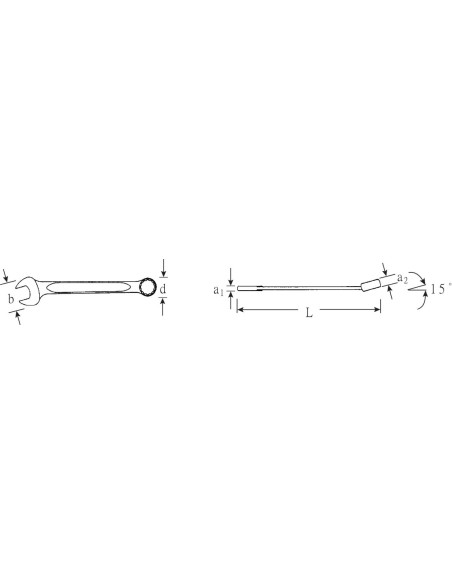 Llave combinada OPEN-BOX mod 13A