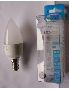 Lámpara LED vela E14 7w 700 lumens