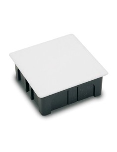 Caja eléctrica empalme ABS negro con garras