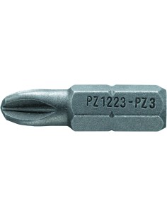Punta 1/4" huella Pozidriv C 6.3 mod 1221-1223