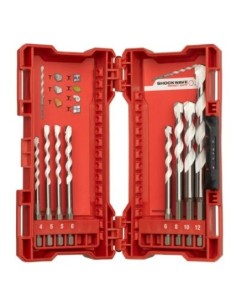 Juego brocas MULTIMATERIAL pastilla TCT mango hexagonal 1/4"