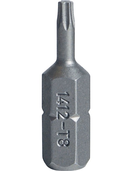 Punta 1/4" huella Torx C 6.3 mod 1410-1421-14303-1435
