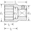Llave de vaso 1" DIN 3124 mod 60