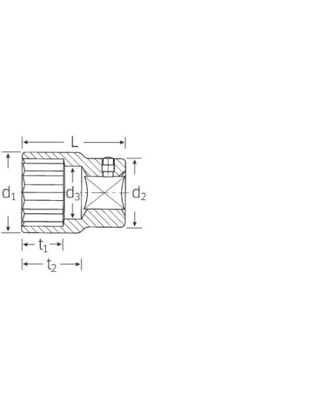 Llave de vaso 3/4" DIN 3124 mod 55A