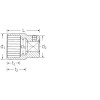 Llave de vaso 3/4" DIN 3124 mod 55A