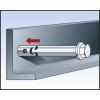 Anclaje metálico con tornillo cargas ligeras FSL