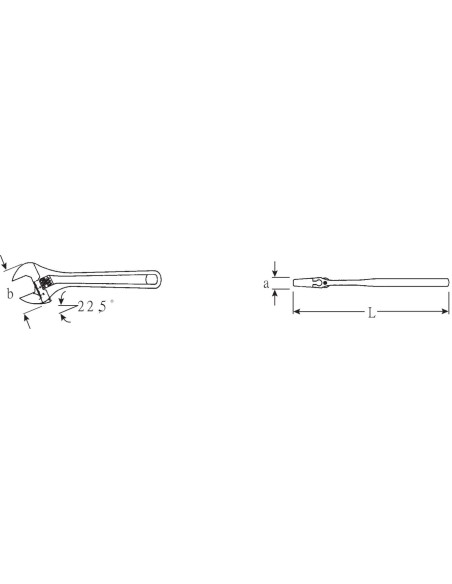 Llave inglesa mod 4025