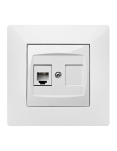 Base teléfono empotrar ABS HABITAT 15