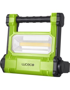 Proyector LED aluminio negro/verde