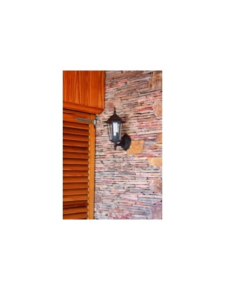 Aplique exterior ascendente metálico E27 60w