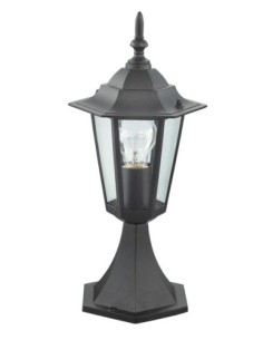 Farol exterior sobremuro metálico E27 60w