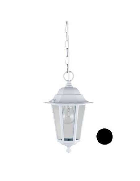 Farol exterior colgar metálico E27 60w