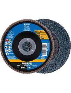 Disco abrasivo de láminas Z 40PSF recto 115mm