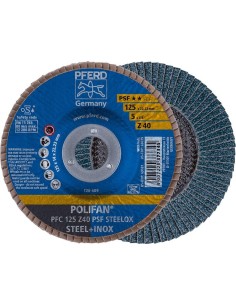 Disco abrasivo de láminas Z 40PSF recto 125mm