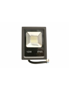 Proyector LED plano IP65 6000K metálico negro