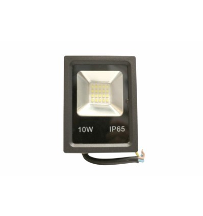 Proyector LED plano IP65 6000K metálico negro