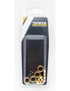 Ovalillo para pernio 65x105x3 mm 10 ud