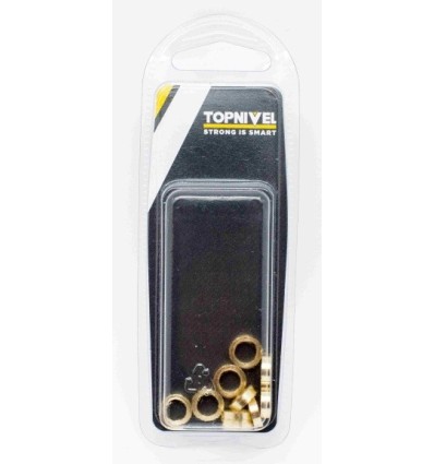 Ovalillo para pernio 65x105x3 mm 10 ud