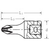 Llaves de vaso con punta 1/4" DIN5264 mod 41PZ