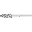 Fresa con mango MD forma cono redondo 1020 aluminio 6mm