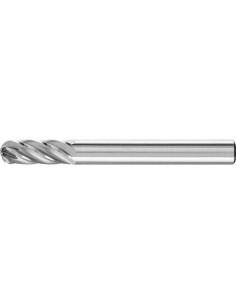 Fresa con mango MD esferocilíndrica 0616 inoxidable 6mm