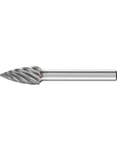 Fresa con mango MD forma arco ojival 1020 inoxidable 6mm
