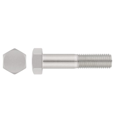 Tornillo DIN933 M-12 inoxidable A2