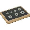 Juego anillos patrón pasa en caja de madera M3