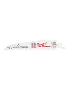 Hoja sierra sable THE WRECKER metal/madera 8 TPI 5 ud