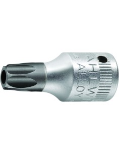 Llave de vaso con punta hueca 1/4" TORX mod 44KTXB